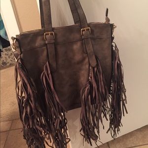 Fringe purse